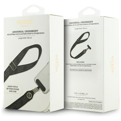 Snor Telefon Guess 4G Strass Metal Logo, Svart