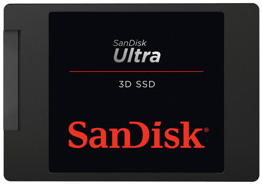 Solid State Drive (SSD) SanDisk Ultra 3D, 4TB, 2.5 tommer, SATA III SDSSDH3-4T00-G26