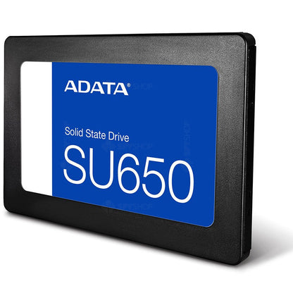 Solid State Drive (SSD) Adata SU650, 512GB, 2,5 tommer, SATA III ASU650SS-512GT-R