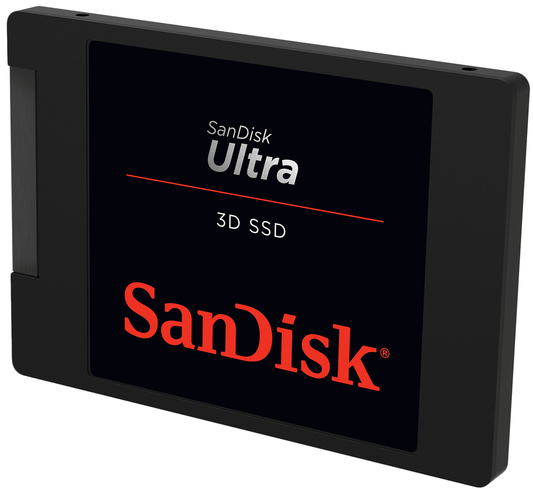 Solid State Drive (SSD) SanDisk Ultra 3D, 4TB, 2.5 tommer, SATA III SDSSDH3-4T00-G26