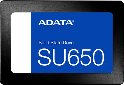 Solid State Drive (SSD) Adata SU650, 512GB, 2,5 tommer, SATA III ASU650SS-512GT-R