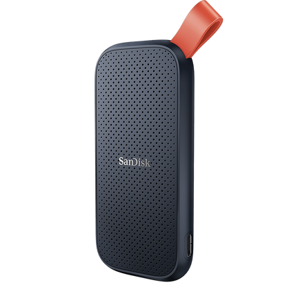 Solid State Drive (SSD Extern) SanDisk, 2TB, Svart SDSSDE30-2T00-G26
