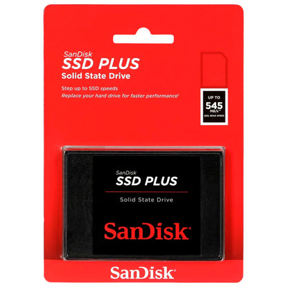 Solid State Drive (SSD) SanDisk Plus, 250GB, 2.5 tommer, SATA III SDSSDA-250G-G28