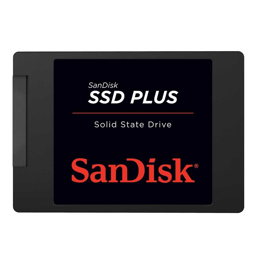 Solid State Drive (SSD) SanDisk Plus, 240GB, 2,5 tommer, SATA III SDSSDA-240G-G26