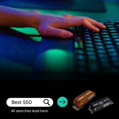 Solid State Drive (SSD) Dato Ares Aethon, NVME M.2, PCIe Gen5x4, 1TB, Svart ARSAT-1TB