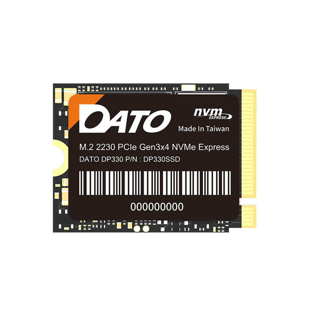 Solid State Drive (SSD) Dato DP330, NVME M.2 2230, PCIE Gen3x4, 2TB, Svart DP330SSD-2TB