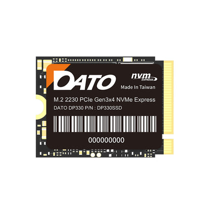 Solid State Drive (SSD) Dato DP330, NVME M.2 2230, PCIE Gen3x4, 2TB, Svart DP330SSD-2TB