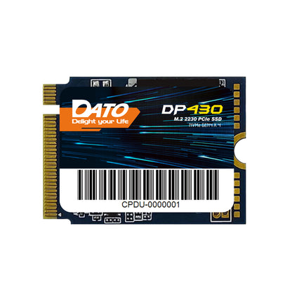Solid State Drive (SSD) Dato DP430, NVME M.2 2230, PCIE Gen4x4, 1TB, Svart DP430SSD-1TB
