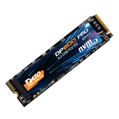 Solid State Drive (SSD) Dato DP800 Pro, NVME M.2 2280, PCIe, 4TB, Svart DP800PSSD-4TB