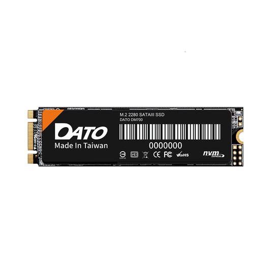 Solid State Drive (SSD) Dato, SATA III NGFF M.2 2280, 4TB, Svart DM700SSD-4TB