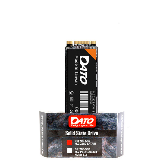 Solid State Drive (SSD) Dato, SATA III NGFF M.2 2280, 4TB, Svart DM700SSD-4TB