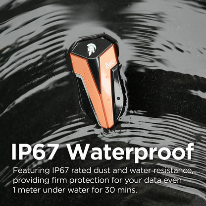 Solid State Drive (SSD Extern) Dato Ares Amber Shield, 4TB, Svart ARSASE-4TB