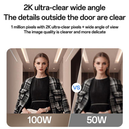 Ringeklokke Yesido KM27, Wi-Fi, 2K, Hvit