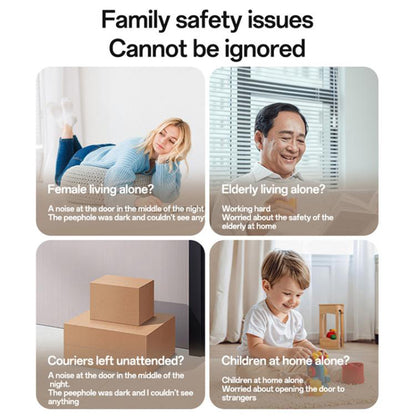 Ringeklokke Yesido KM27, Wi-Fi, 2K, Hvit