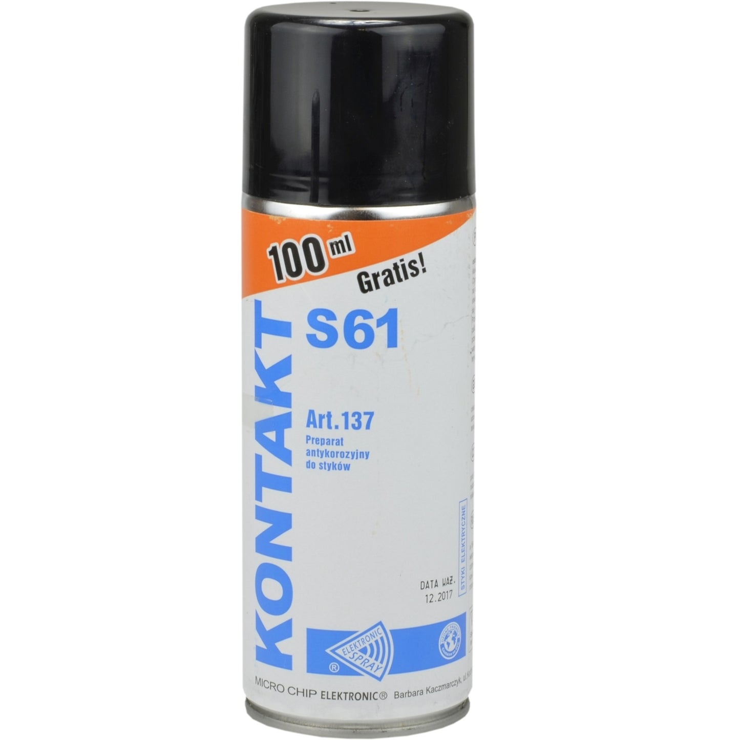 Elektronisk Rengjøringsspray Spray Kontakt S61, 400ml ART. 137
