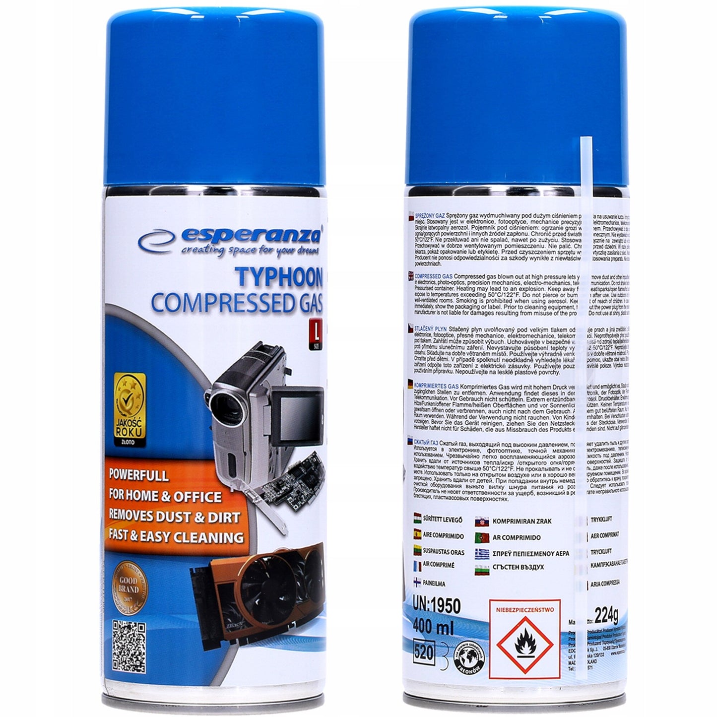 Esperanza ES102 Renseskum Spray, 400ml