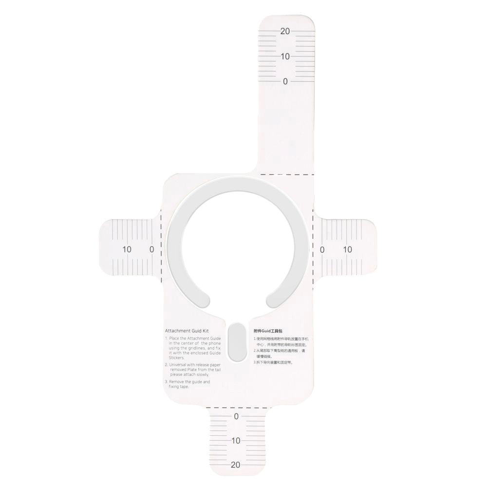 Metallisk klistremerke Tech-Protect MMP-200, Universal, Hvit