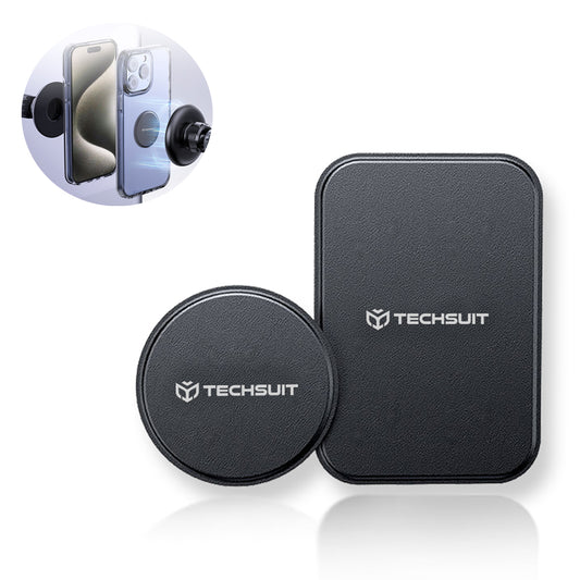 Metallisk klistremerke Techsuit MP02 2in1, Svart