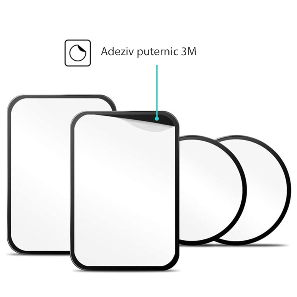 Metallisk klistremerke Techsuit MP02 2in1, Svart