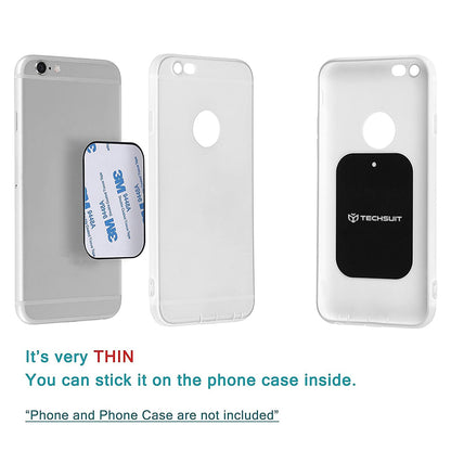 Metallisk klistremerke Techsuit MP04 4in1, Svart