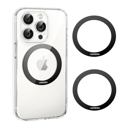 Metallisk UGREEN LP428-klistremerke (25766), sett med 2 stykker, Svart