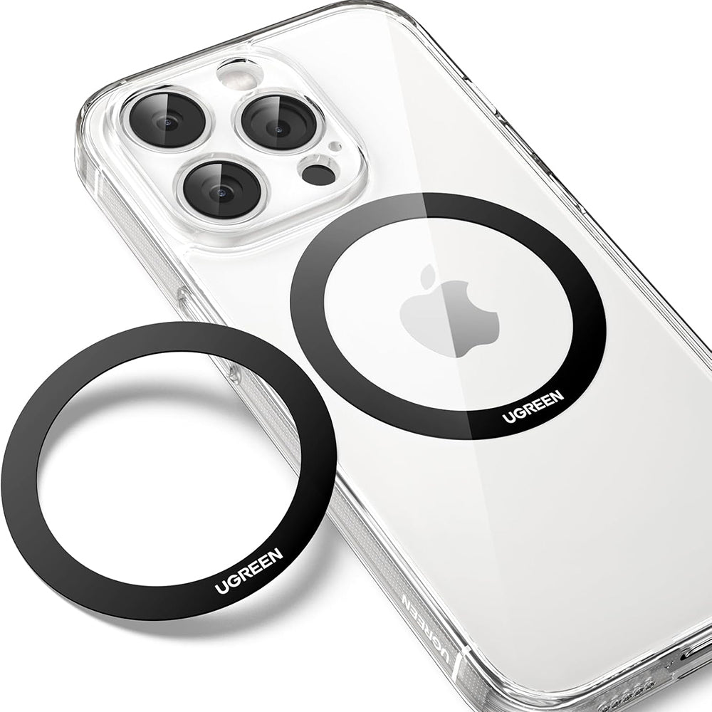 Metallisk UGREEN LP428-klistremerke (25766), sett med 2 stykker, Svart