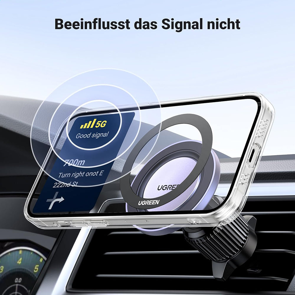 Metallisk UGREEN LP428-klistremerke (25766), sett med 2 stykker, Svart