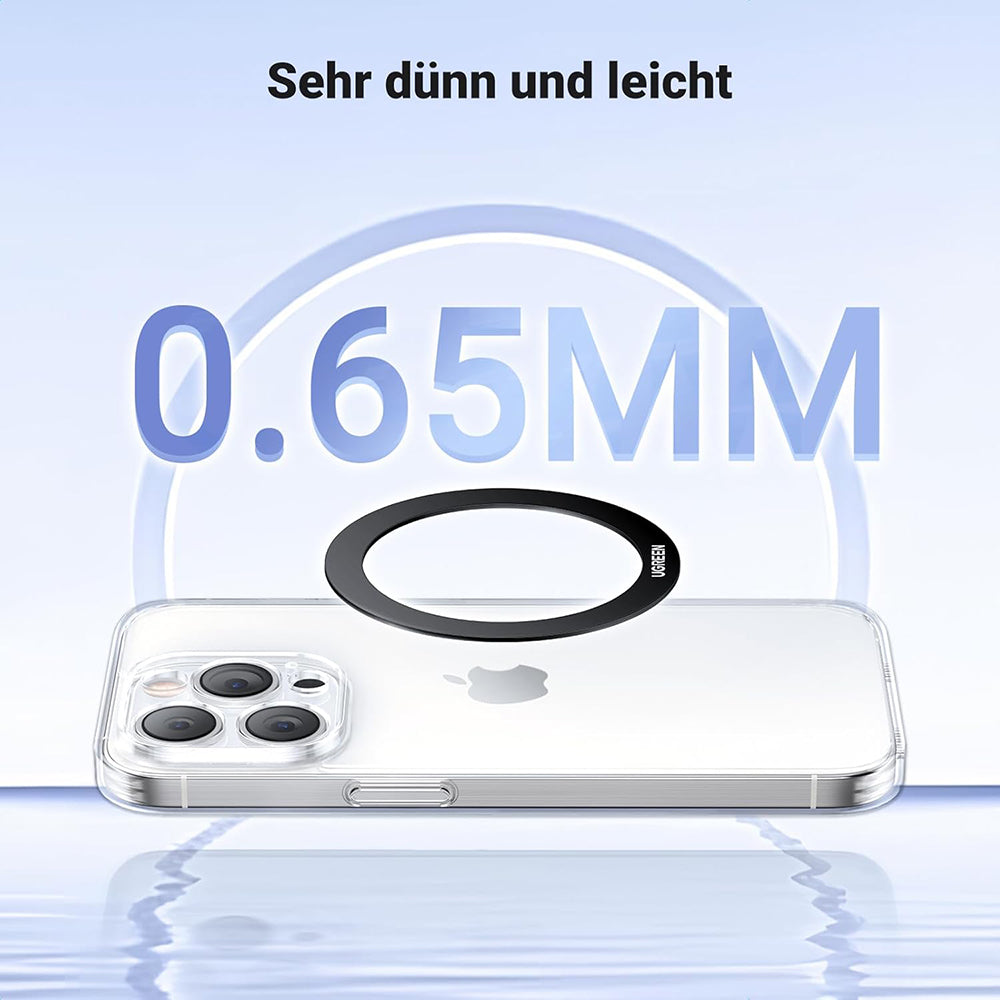 Metallisk UGREEN LP428-klistremerke (25766), sett med 2 stykker, Svart