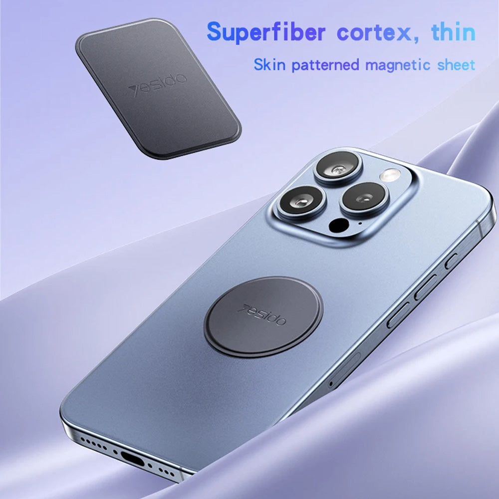 Sticker Metalic Yesido C207 2in1, Svart