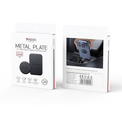 Sticker Metalic Yesido C207 2in1, Svart