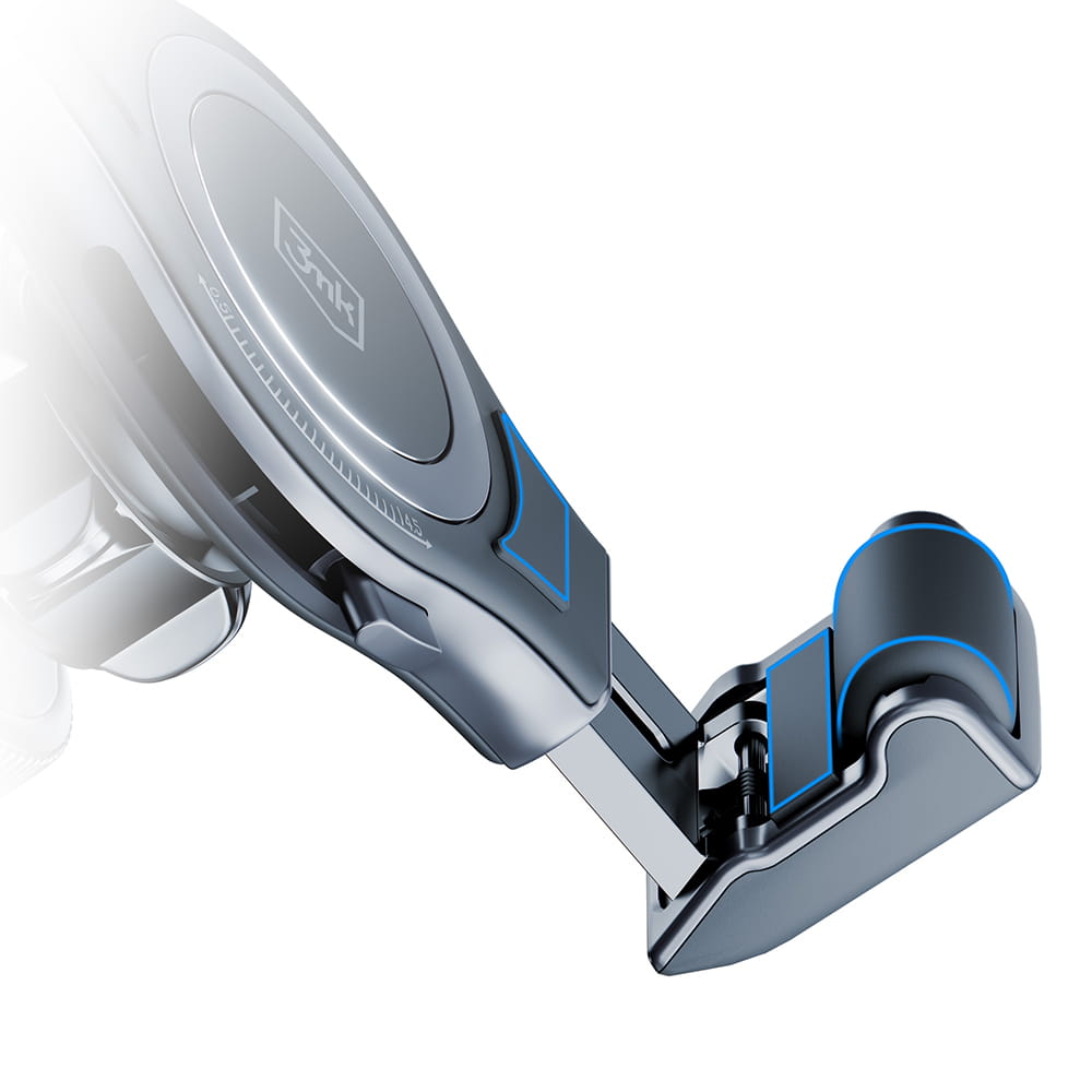 Bilholder 3MK Memo Hug, 4.5inch - 6.7inch, Svart