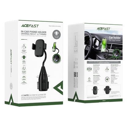 Bilholder Acefast D24, 4.5inch - 6.7inch, Svart