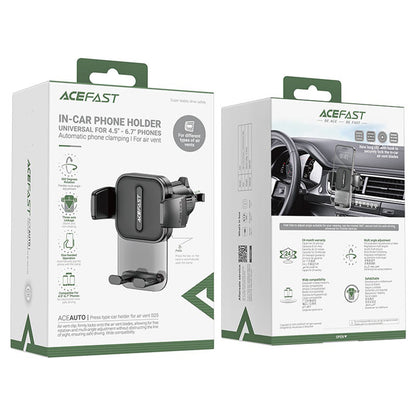 Bilholder Acefast D25, 4.5inch - 6.7inch, Svart