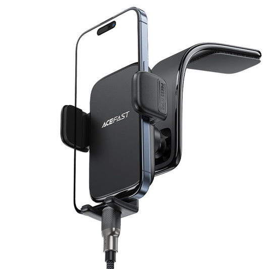 Bilholder Acefast D28, 4.5 tommer - 6.7 tommer, Svart