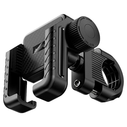 Sykkel- og motorsykkelholder Acefast D58, 4,7 tommer - 6,9 tommer, svart