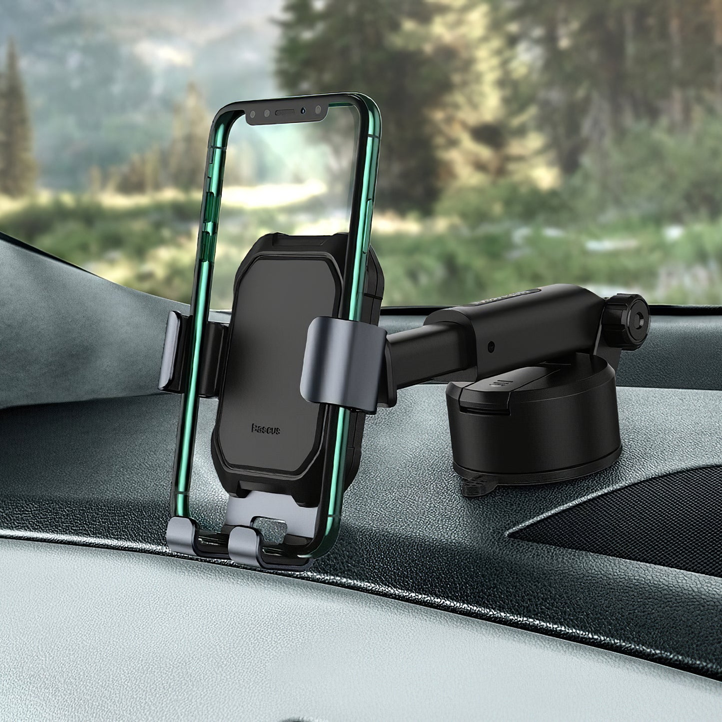 Baseus Gravity Car Mount, 4,7 tommer - 6,5 tommer, svart SUYL-TK01 
