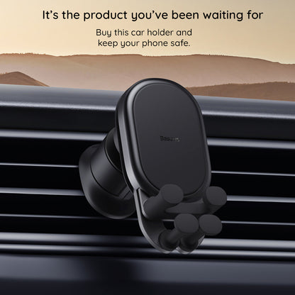 Baseus Pro Universal Bilholder, Svart SUWX030001