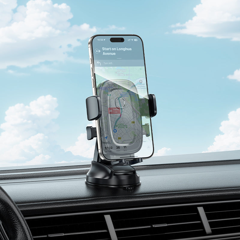 Bilholder Borofone BH132 Follower, 4.5 tommer - 7 tommer, Svart