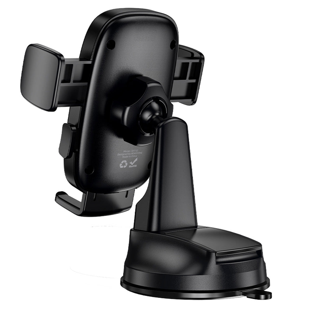 Bilholder Borofone BH132 Follower, 4.5 tommer - 7 tommer, Svart