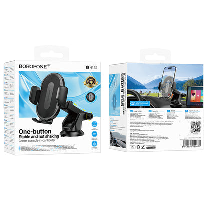 Bilholder Borofone BH134 Rio, 4.5 tommer - 7 tommer, Svart