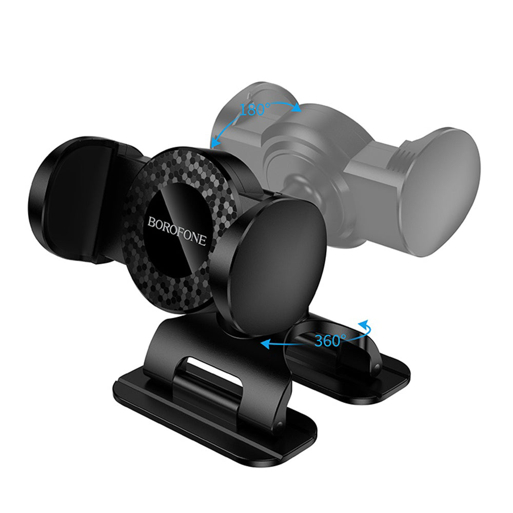 Bilholder Borofone BH142, 4,5 tommer - 7 tommer, Svart