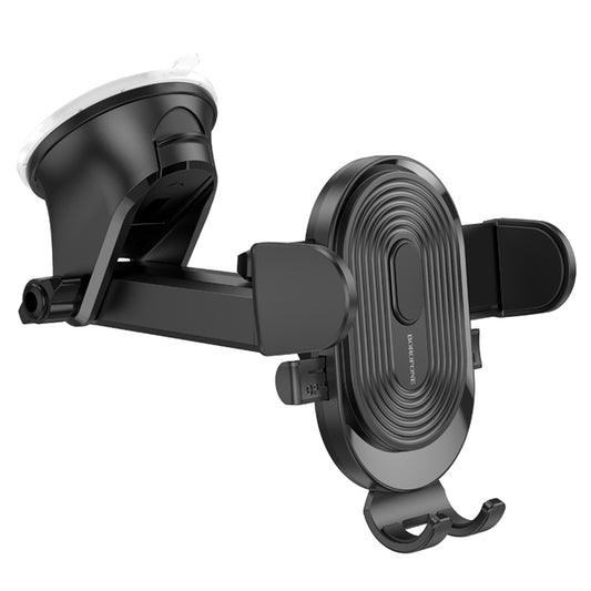 Bilholder Borofone BH85 Experience, 4.7 tommer - 7 tommer, Svart