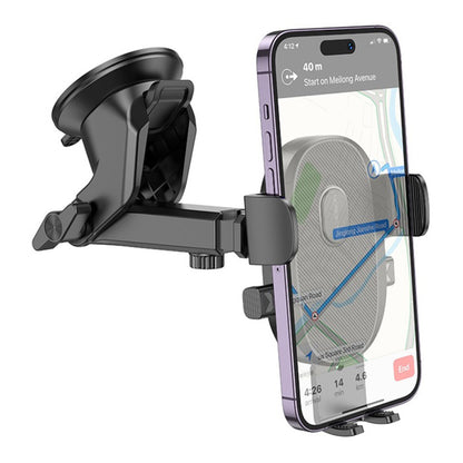 Bilholder Borofone BH93 Grand, 4.5 tommer - 7 tommer, Svart