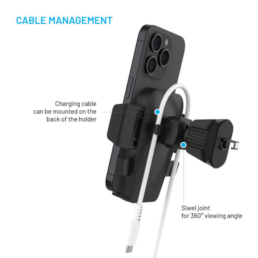 Bilholder Fixed Iconiq Lock, Universal, Svart