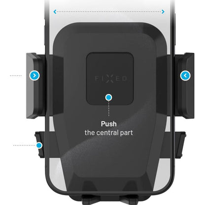 Auto Fixed Iconiq Mirror-støtte, Universal, Svart