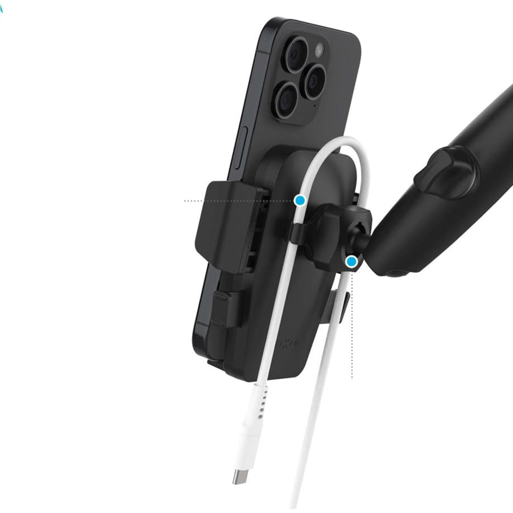 Auto Fixed Iconiq Mirror-støtte, Universal, Svart