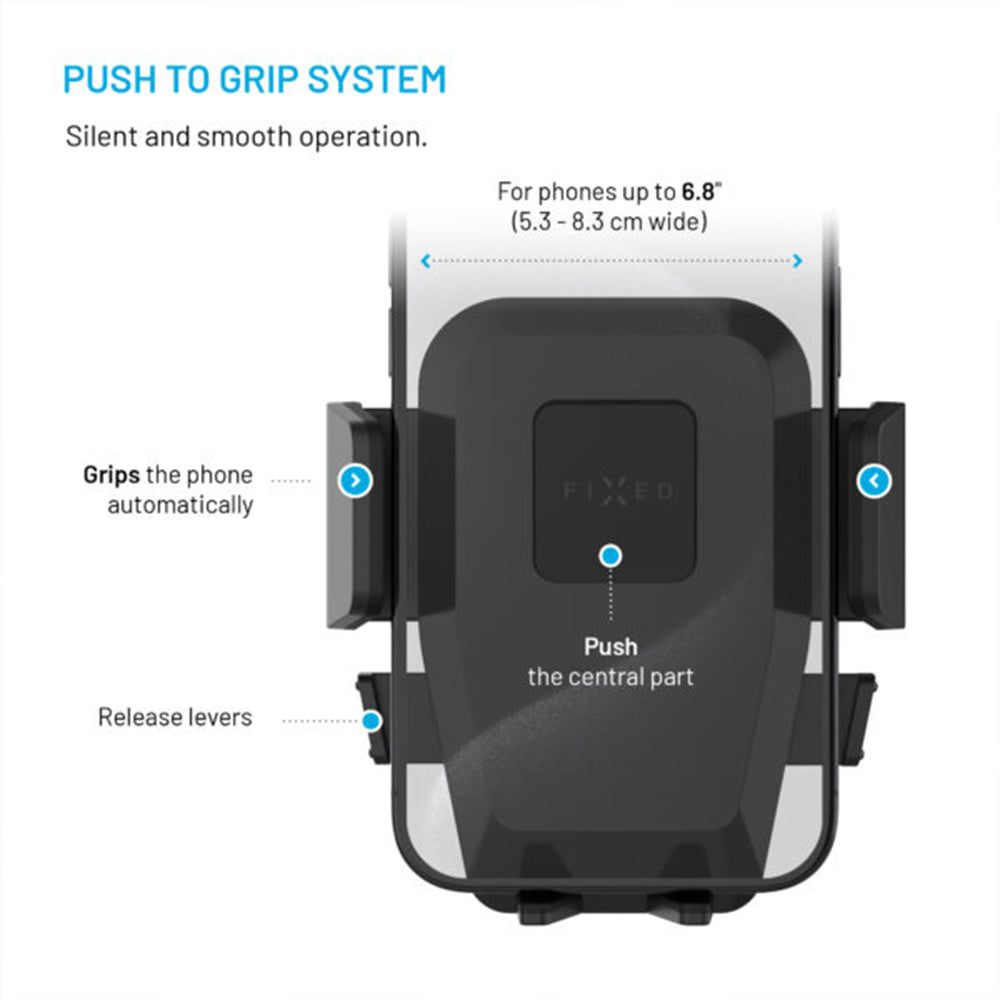 Bilholder Fixed Iconiq Vent, Universal, Svart