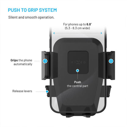 Bilholder Fixed Iconiq XXL, Universal, Svart