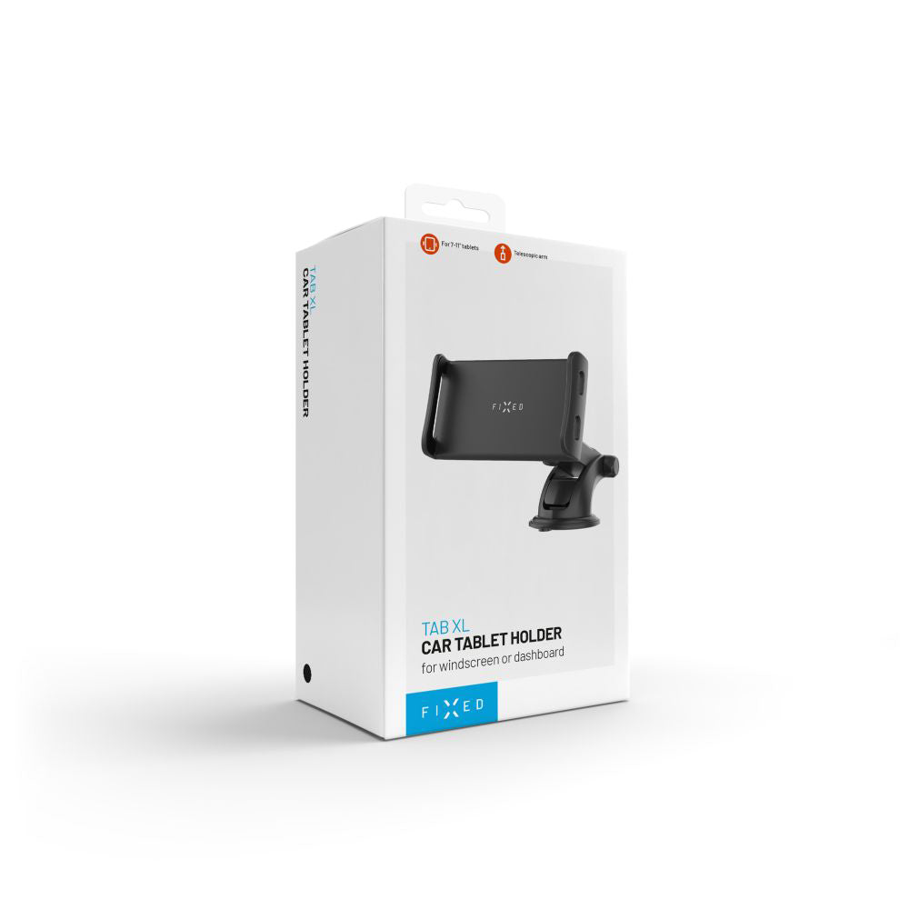 Bilholder Fixed Tab XL, 7 tommer - 13 tommer, Svart