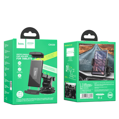 HOCO CA120 Bilholder for Telefon / Nettbrett, 4,7 tommer - 10,5 tommer, Svart